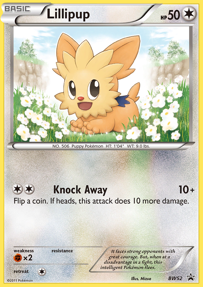 Lillipup (BW52) [Black & White: Black Star Promos] | Good Games Cannington