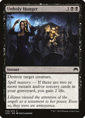 Unholy Hunger [Magic Origins] | Good Games Cannington