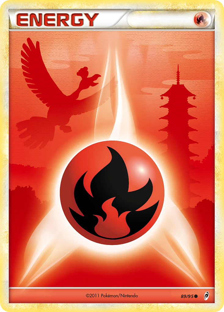 Fire Energy (89/95) [HeartGold & SoulSilver: Call of Legends] | Good Games Cannington