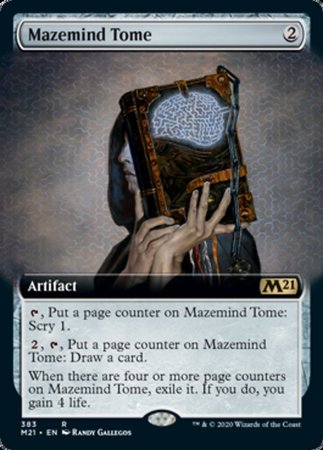 Mazemind Tome (Extended Art) [Core Set 2021] | Good Games Cannington