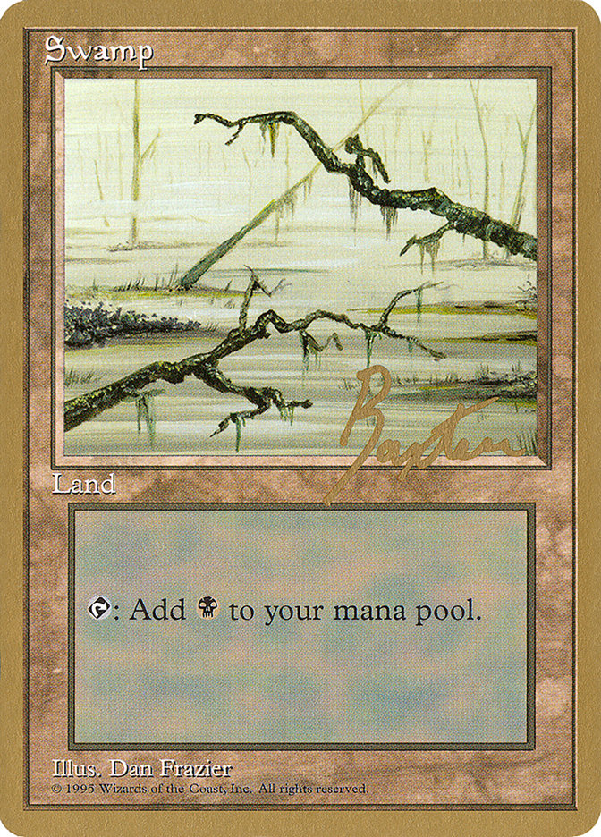 Swamp (gb371) (George Baxter) [Pro Tour Collector Set] | Good Games Cannington