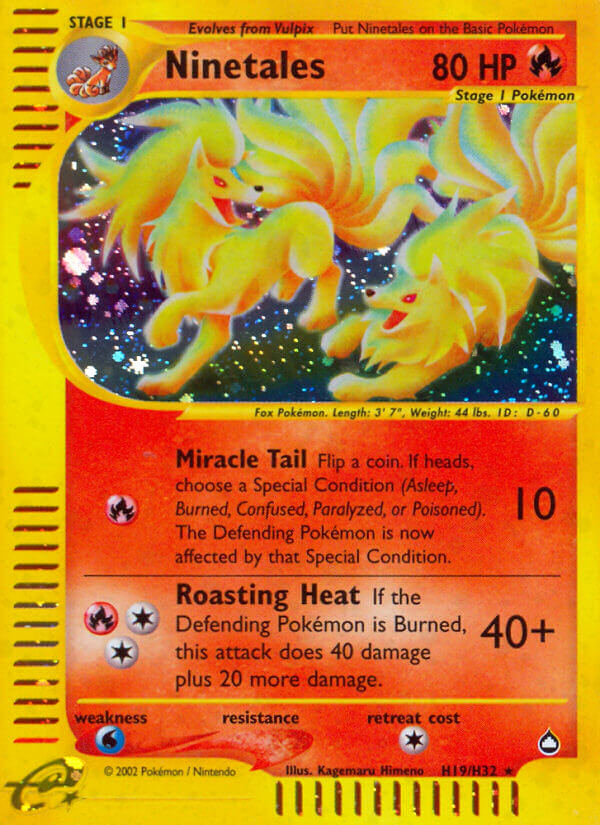 Ninetales (H19/H32) [Aquapolis] | Good Games Cannington