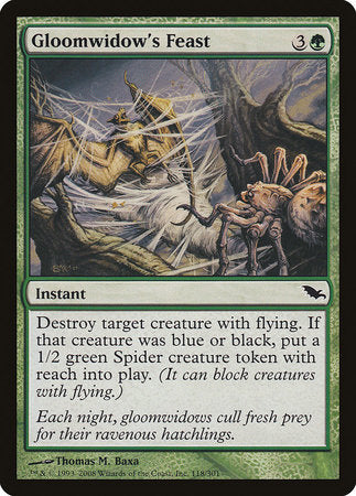 Gloomwidow's Feast [Shadowmoor] | Good Games Cannington