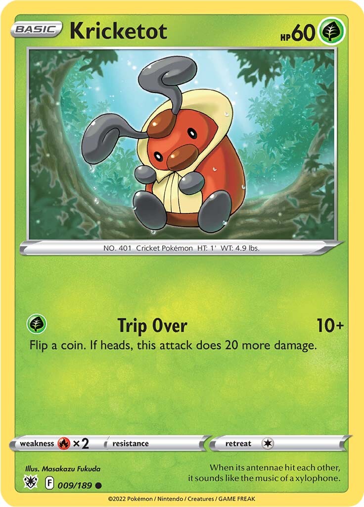 Kricketot (009/189) [Sword & Shield: Astral Radiance] | Good Games Cannington