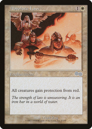 Absolute Law [Urza's Saga] | Good Games Cannington
