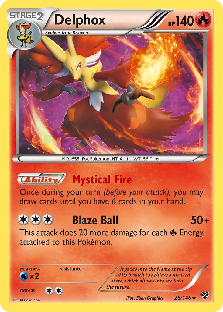 Delphox (26/146) (Theme Deck Exclusive) [XY: Base Set] | Good Games Cannington