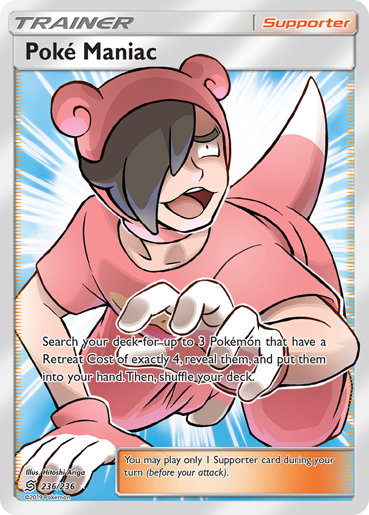 Poke Maniac (236/236) [Sun & Moon: Unified Minds] | Good Games Cannington