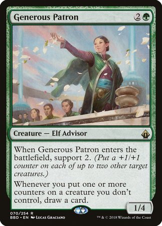 Generous Patron [Battlebond] | Good Games Cannington