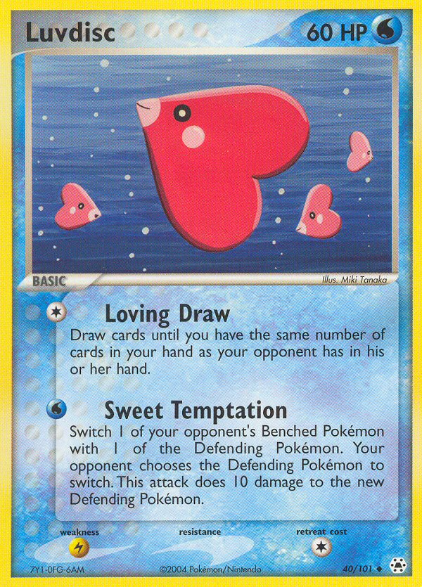 Luvdisc (40/101) [EX: Hidden Legends] | Good Games Cannington