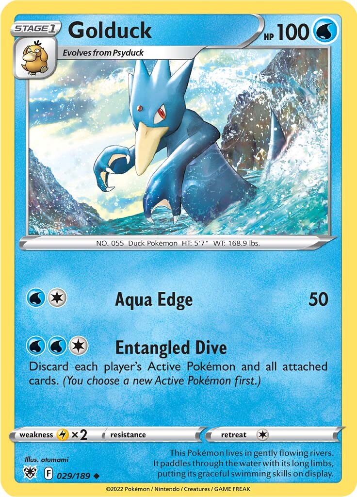 Golduck (029/189) [Sword & Shield: Astral Radiance] | Good Games Cannington