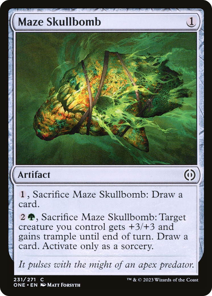 Maze Skullbomb [Phyrexia: All Will Be One] | Good Games Cannington