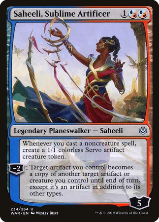Saheeli, Sublime Artificer [War of the Spark] | Good Games Cannington