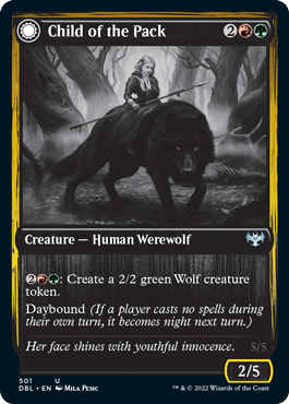 Child of the Pack // Savage Packmate [Innistrad: Double Feature] | Good Games Cannington