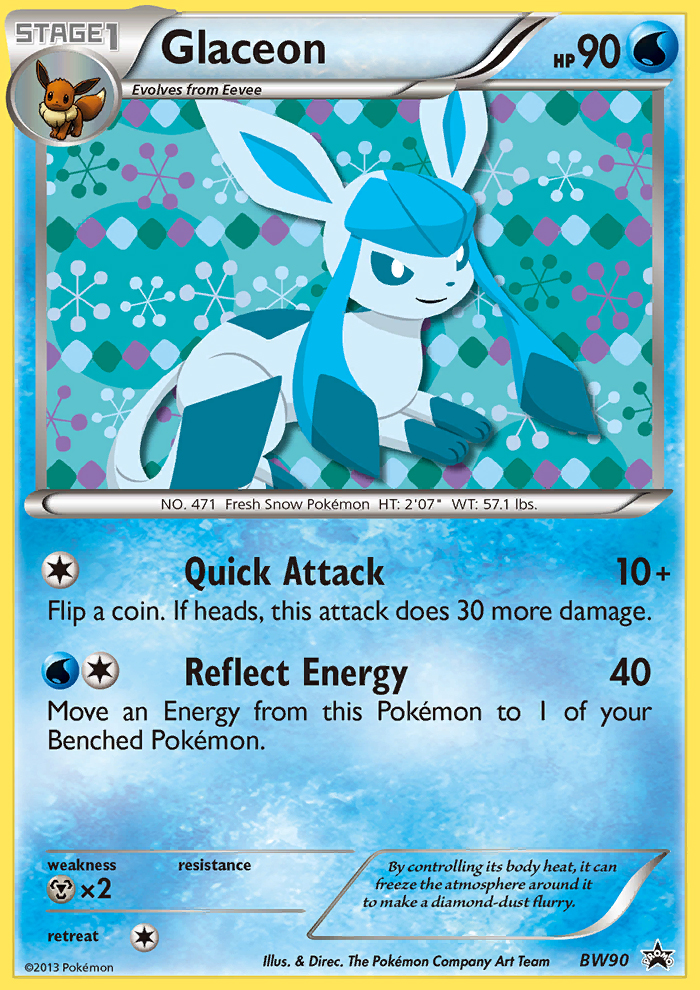 Glaceon (BW90) [Black & White: Black Star Promos] | Good Games Cannington