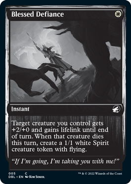 Blessed Defiance [Innistrad: Double Feature] | Good Games Cannington