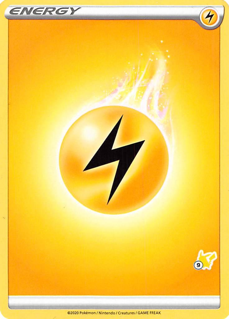 Lightning Energy (Pikachu Stamp #9) [Battle Academy 2022] | Good Games Cannington