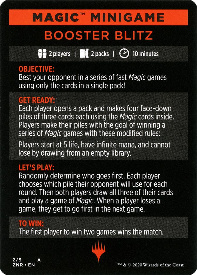 Booster Blitz (Magic Minigame) [Zendikar Rising Minigame] | Good Games Cannington