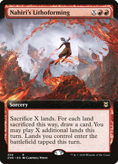 Nahiri's Lithoforming (Extended Art) [Zendikar Rising] | Good Games Cannington