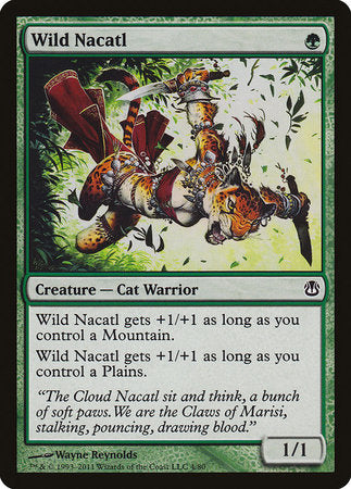Wild Nacatl [Duel Decks: Ajani vs. Nicol Bolas] | Good Games Cannington