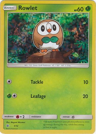 Rowlet (1/12) [McDonald's Promos: 2017 Collection] | Good Games Cannington