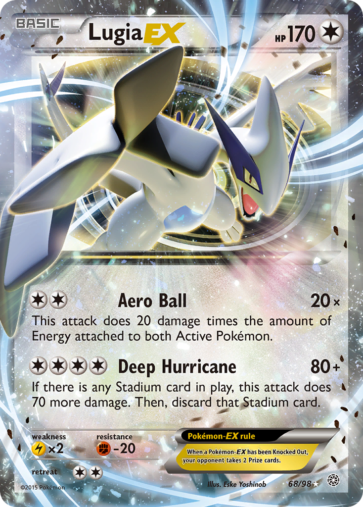 Lugia EX (68/98) [XY: Ancient Origins] | Good Games Cannington