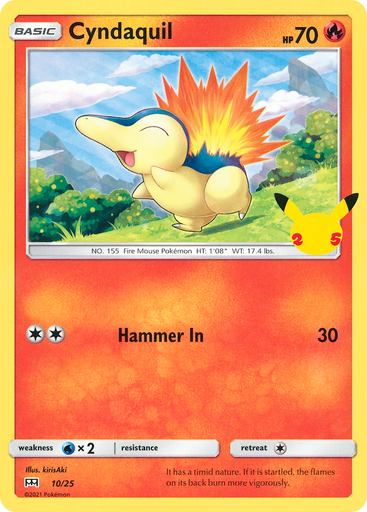Cyndaquil (10/25) [McDonald's 25th Anniversary] | Good Games Cannington