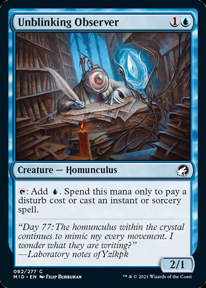 Unblinking Observer [Innistrad: Midnight Hunt] | Good Games Cannington
