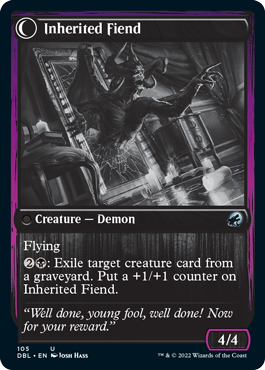 Heirloom Mirror // Inherited Fiend [Innistrad: Double Feature] | Good Games Cannington