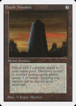 Basalt Monolith [Unlimited Edition] | Good Games Cannington