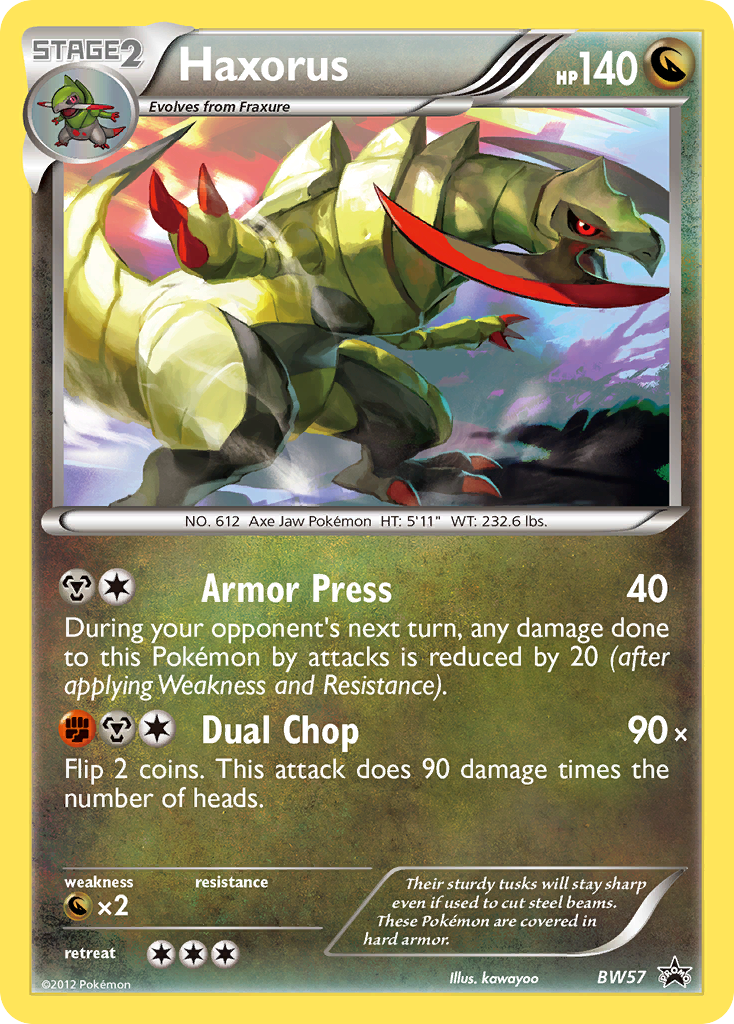 Haxorus (BW57) [Black & White: Black Star Promos] | Good Games Cannington