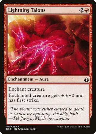 Lightning Talons [Battlebond] | Good Games Cannington