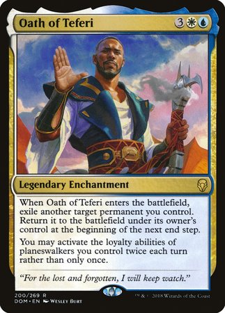 Oath of Teferi [Dominaria] | Good Games Cannington