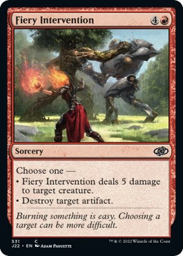 Fiery Intervention [Jumpstart 2022] | Good Games Cannington