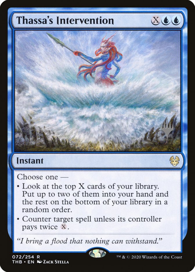 Thassa's Intervention (Promo Pack) [Theros Beyond Death Promos] | Good Games Cannington