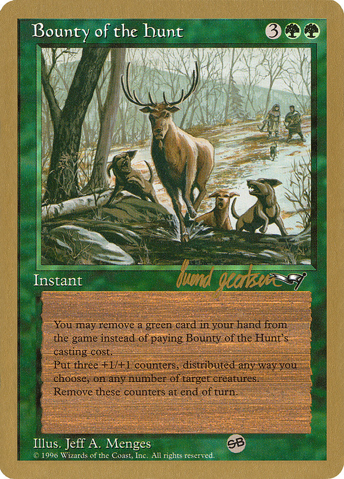 Bounty of the Hunt (Svend Geertsen) (SB) [World Championship Decks 1997] | Good Games Cannington