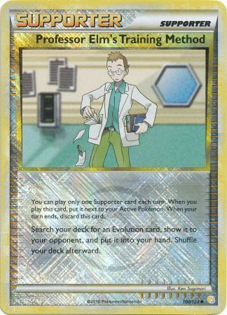 Professor Elm's Training Method (100/123) (League Promo) [HeartGold & SoulSilver: Base Set] | Good Games Cannington