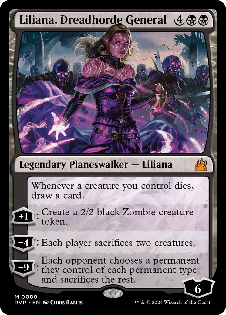 Liliana, Dreadhorde General [Ravnica Remastered] | Good Games Cannington