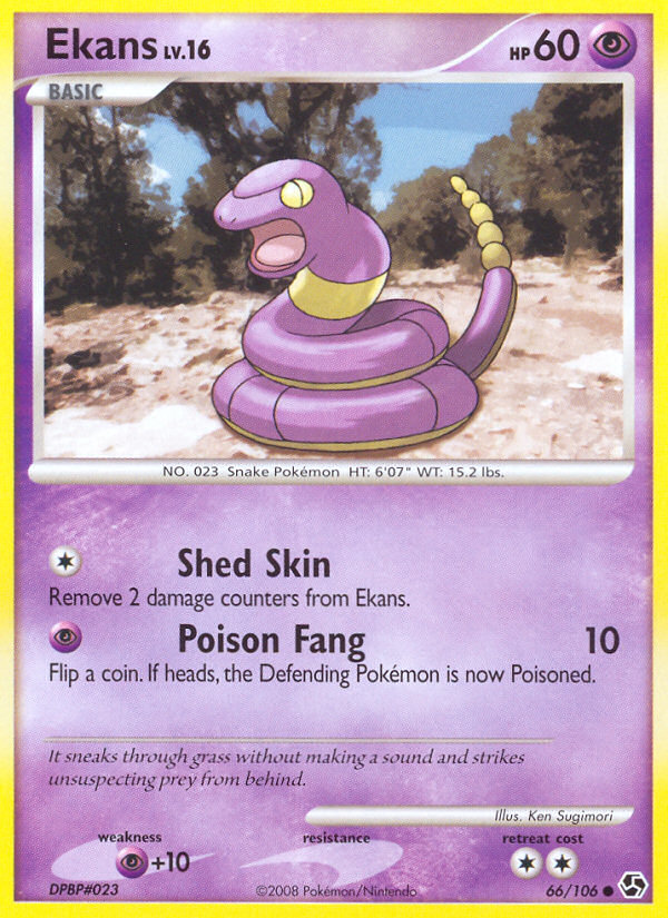 Ekans (66/106) [Diamond & Pearl: Great Encounters] | Good Games Cannington