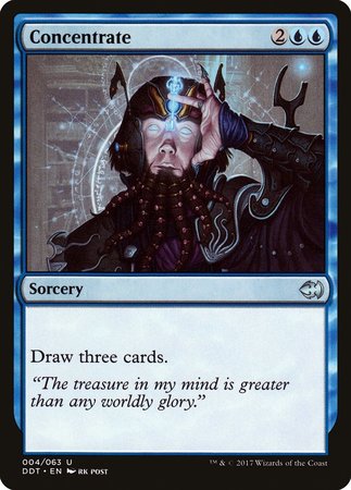 Concentrate [Duel Decks: Merfolk vs. Goblins] | Good Games Cannington