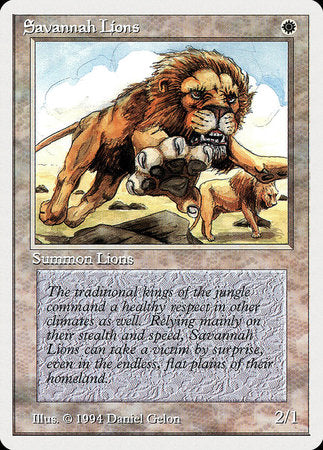 Savannah Lions [Summer Magic / Edgar] | Good Games Cannington