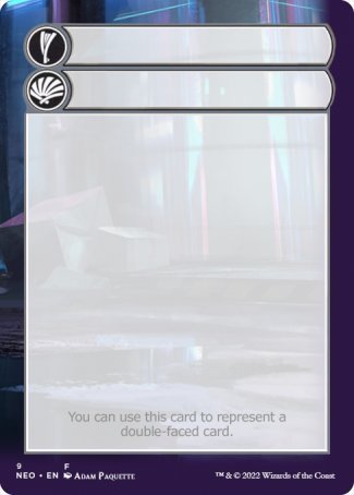 Helper Card (9/9) [Kamigawa: Neon Dynasty Tokens] | Good Games Cannington