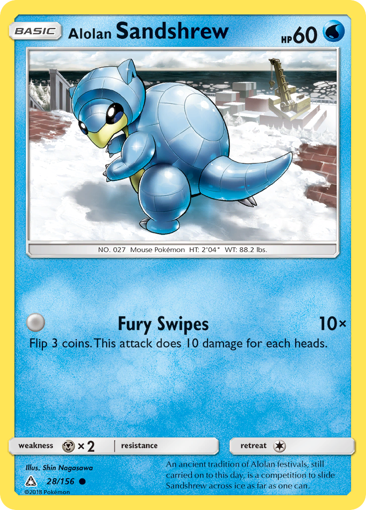 Alolan Sandshrew (28/156) [Sun & Moon: Ultra Prism] | Good Games Cannington