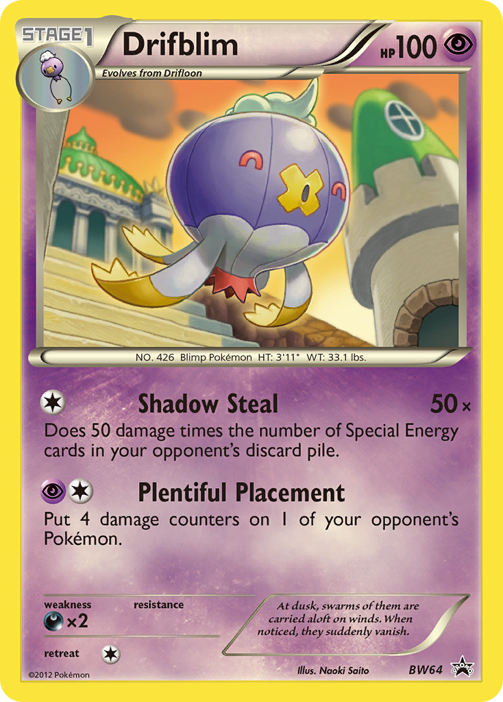 Drifblim (BW64) [Black & White: Black Star Promos] | Good Games Cannington
