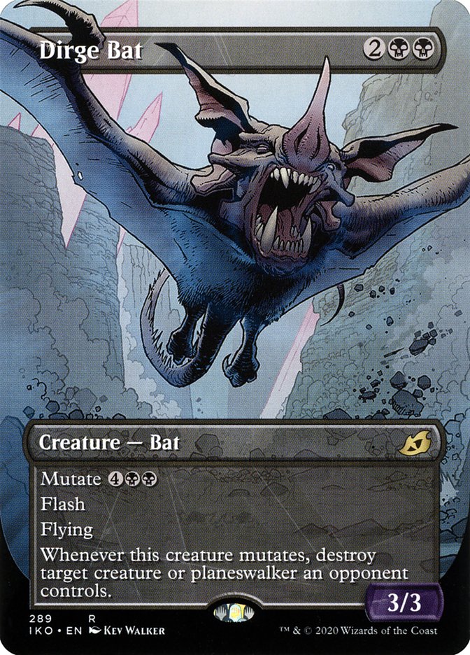 Dirge Bat (Showcase) [Ikoria: Lair of Behemoths] | Good Games Cannington