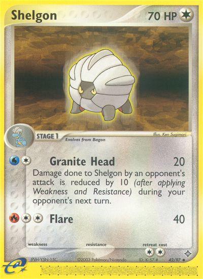 Shelgon (42/97) [EX: Dragon] | Good Games Cannington