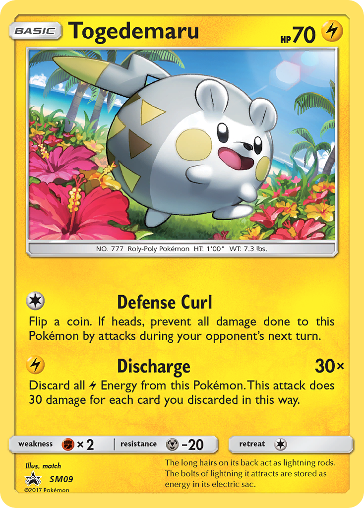 Togedemaru (SM09) [Sun & Moon: Black Star Promos] | Good Games Cannington