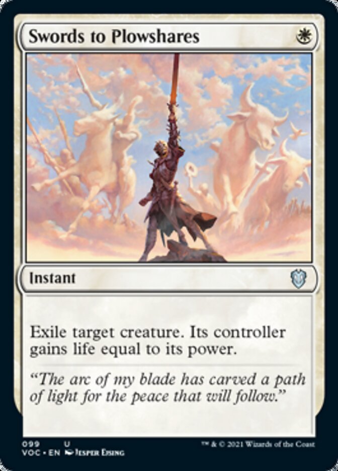 Swords to Plowshares [Innistrad: Crimson Vow Commander] | Good Games Cannington