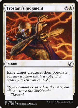 Trostani's Judgment [Commander 2019] | Good Games Cannington