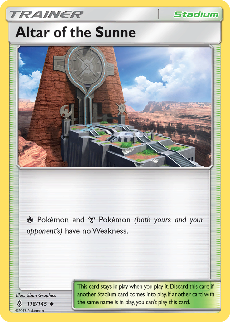 Altar of the Sunne (118/145) [Sun & Moon: Guardians Rising] | Good Games Cannington