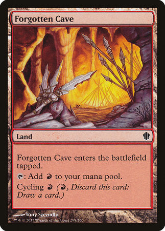 Forgotten Cave [Commander 2013] | Good Games Cannington